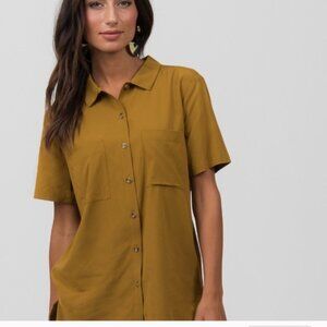 M/L/XL Agnes & Dora Button Down B04